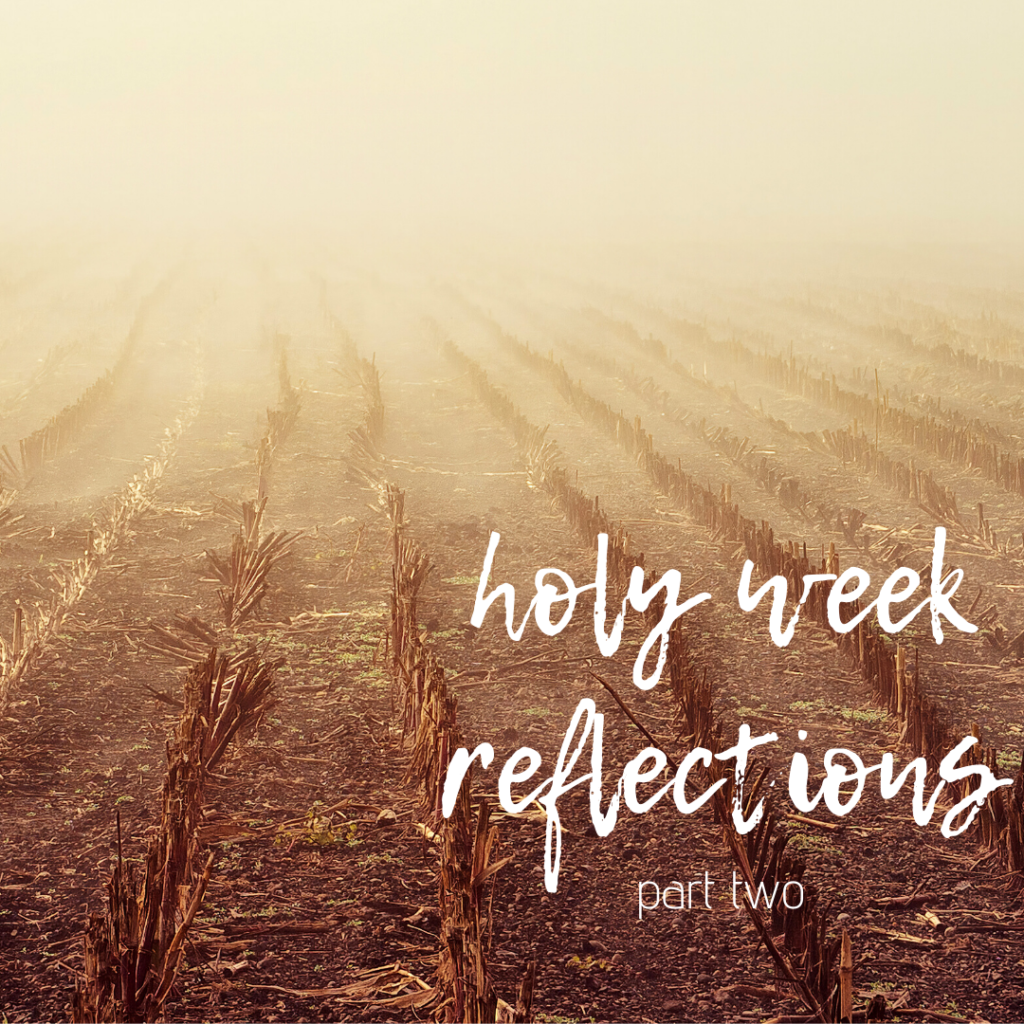 Holy Week Reflections, Part 2 Katie Rouse Writes